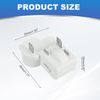 sourcing map 2 Pin Refrigerator Starter Relay Compressor PTC Start Relay Freezer Over Load Protector for Fridge