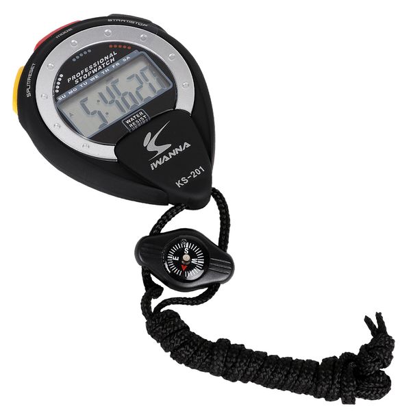 I Warner Sports Stopwatch KS-201, Black, 1 Piece