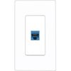 RiteAV CAT5E-BLUE Wall Plate Screwless [White]