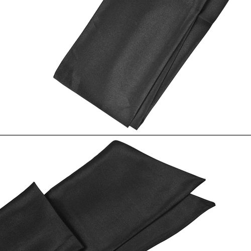 Wig Grip Band Soft Satin Scarf Fashion Headbands for Lace Frontal Wigs Fixing, Makeup, Sports, Yoga, Facial (1 Piece, Black)