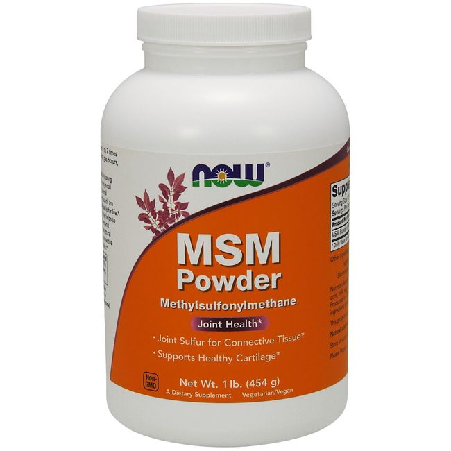 NOW Foods MSM, 1800 mg, 1 lb Powder