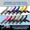 Hydration Pack Drink Tube Lanyard Clip (Black)