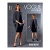 Vogue Patterns V1720A Misses Dress, White