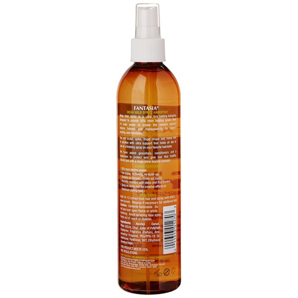 Fantasia Spritz Mega Hold Spray, 12 Fl Oz