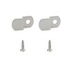 LC LICTOP 1/4" Canvas Offset Clips 1Hole Z Shape Picture Frame Braces Brackets 120PCS