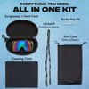 ProStunnerz Oversized Sunlasses (Black/Green)