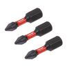 Sealey 3pc 25mm Phillips #1 Impact Power Tool Bit Set - AK8204