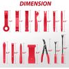 Nilight 102 Pcs Trim Removal Tool Kit Red Auto Push Pin Bumper Retainer Clip Set