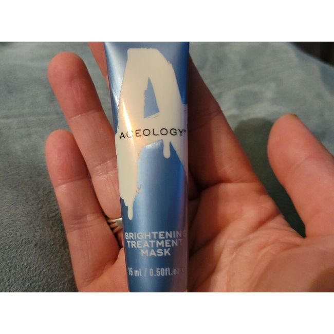 Aceology Brightening Treatment Mask 15 mL/.5 oz Mini Travel Size NEW