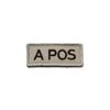 KHS Blood Group Patch A POS, Khs paapost5.20 Tan A POS