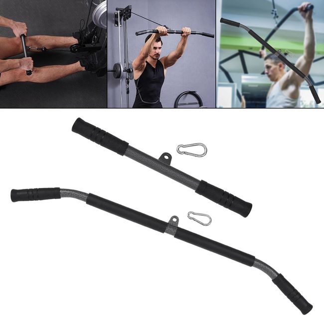 Home Gym Lat Pull Down Bar Pulley Cable Machine Attachments Muscel