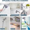 Electric Spin Scrubber - 9 Replaceable Brush Heads Shower Cleaner Brush 3 Speeds