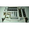 10 PICTURE D-RING STRAP HANGERS ASSORTMENT 2 EACH + 100 #6 1/2" SCREWS +SAMPLES