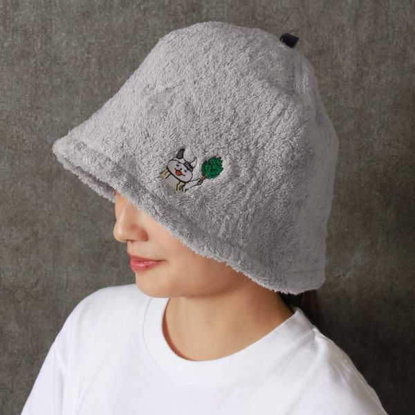 Saunya x Imabari Sauna Hat Imabari Towel (Gray)