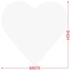 PLEXIGLAS® Zuschnitt 3-50cm - Herz Farblos transparent, Größe:30cm, Pack mit:1 Stück