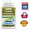 2 Pack Best Naturals Creatine Monohydrate 1000 mg 240 Tablets