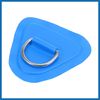 A ABSOPRO 4pcs D Ring Patch PVC Stainless Steel Triangle Shape Blue for Kayak Item Replacement