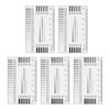HARFINGTON 5pcs High Precision SEC Size Estimation Chart 8cm Transparency Flaw Detection Film Ruler for Diameter and Line Width Defects Measuring