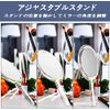 MILEDUO Double Sided Handheld Mirror with Stand 1X/10X Magnifier with Handle Clear Adjustable Handheld Mirror Round Makeup Hand Mirror for Women Girls Makeup Tools Home Travel