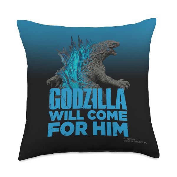 Godzilla vs Kong - Godzilla Will Come For Him Throw Pillow
