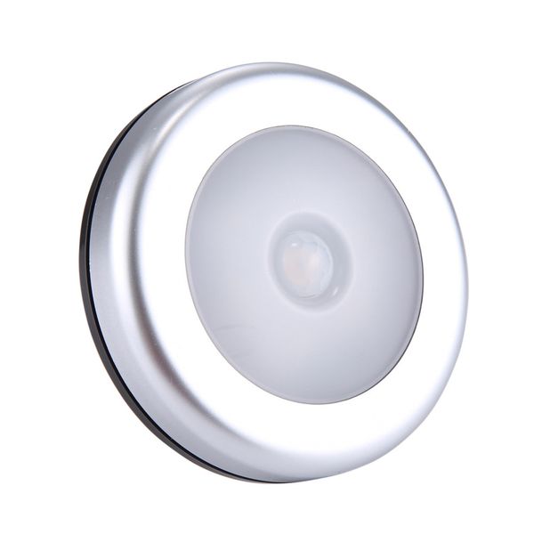 6LED Indoor Wireless PIR Infrared Motion Sensor Control Light Lamp W/ 3M sticker