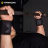 TOPPERGEAR High Weight Wrist Wraps (Black, Standard)