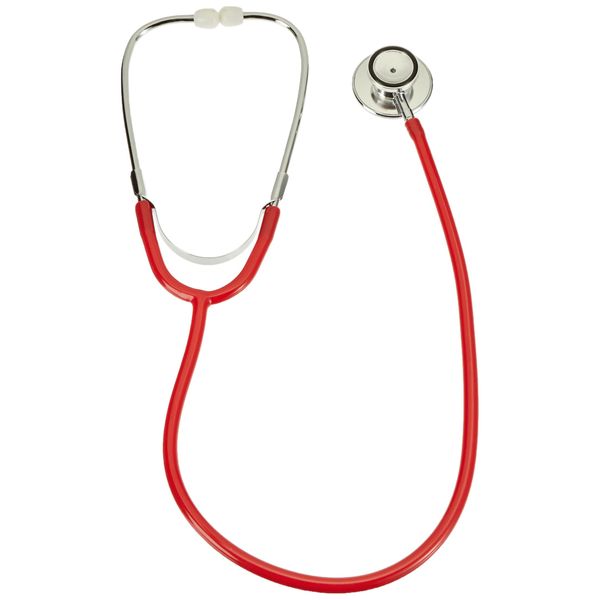 St John Ambulance Dual Head Stethoscope Red