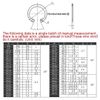 BOZONLI E-Clip Snap Ring Internal Retaining Ring Circlip 62mm,5 pcs
