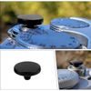 eMagTech 3pcs Black Aluminum Shutter Release Button Concave Convex Flat Compatible with Fujifilm Compatible with Canon