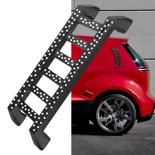2024 Latest Premium Widdle Wadder: 8 in Strongest Widdle Wader Magnet Car Decals Little Ladder Emblem Cool Car Magnetic Whittle Wadder SUV Trucks Badge Tailgate Front Emblem (Polka dot Black)