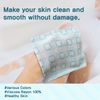 CUTIE MANGO Korean Exfoliating Bath Cloth Viscose Rayon Mitt Towel Glove [6-Pack] Asian Body Scrubbing Washcloth Pads for Deep Clean and Skin Massages (Blue)