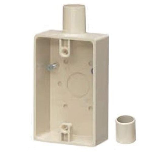 Mirai Industry SW1-22J Exposure Switch Box for 1 / 1 Side, Compatible Tubes, VE16/22, Beige, 1 Piece