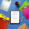 Janrax A4 Black Clipboard Box File - Storage Filing Case