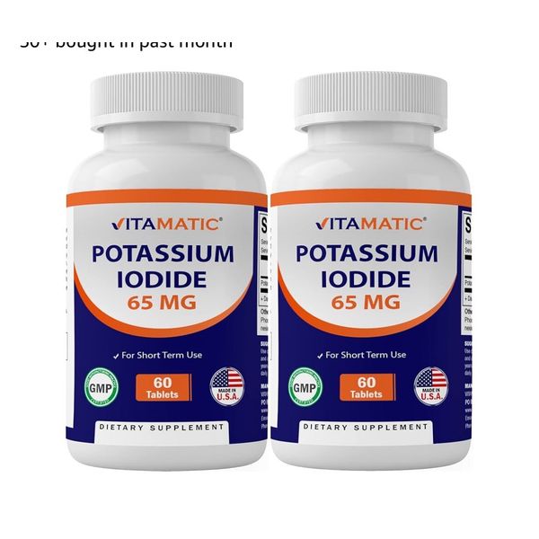 Vitamatic Potassium + Iodide 65 mg ~ 60 ct ~ Thyroid Support ~ 03/2025