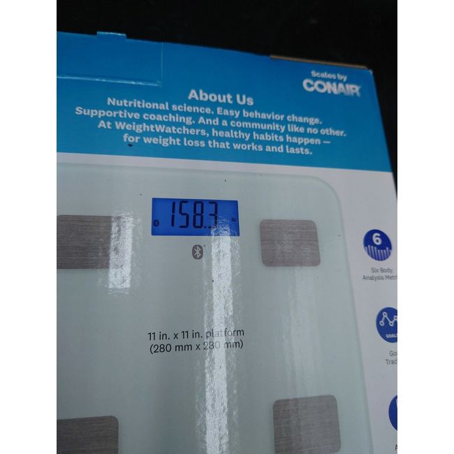 NEW)WW Bluetooth Body Weight Scale - Brand New. Connects to Weight