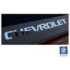 Chevy Silverado Chrome Bed Rail Cap Rigid Plastic Lettering Set 2014-2018 GM Licensed