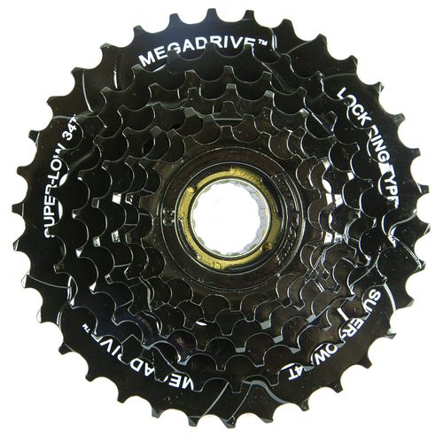 SunRace MFM300-7 Speed 14-34T Black Freewheel Cassette Sprocket for 7 Speeds, Sports and Outdoor, Black
