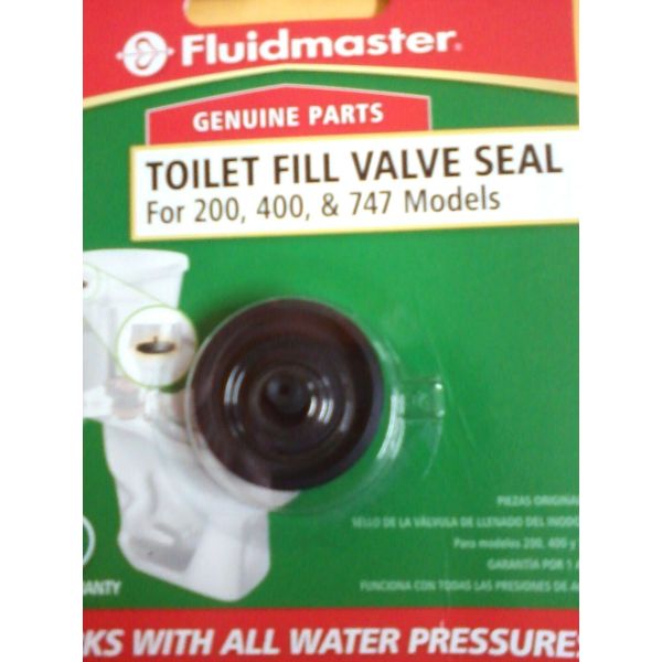 Fluidmaster Fill Valve Seal Replacement for 200, 400 & 747 models. NEW!