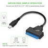 USB 3.1 Type-C To SATA 22 Pin HDD Hard Disk Driver SSD Adapter Cable USB C