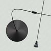 ElekTek Matt Black Bathroom Ceiling Light Pull Cord String Switch Bathroom Accessory - includes wiring instructions, 6 Amp 1-way or 2-way operation