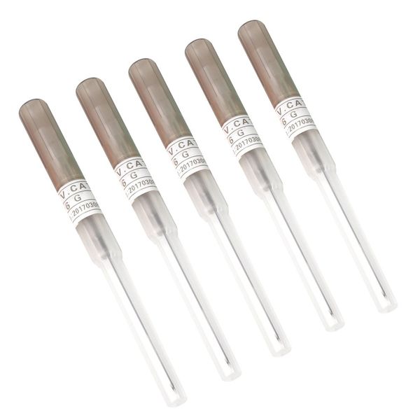 Xiboya textile Pack of 5 Catheter Piercing Needles Tattoo Piercings Tool (14G) …
