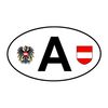 CafePress Austria Car Decal Oval Car Bumper Sticker