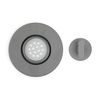 Core Kitchen Essential Sink Strainer with Stopper 5" Diameter - Stopper Conveniently Suctions to Sink Wall - Grey