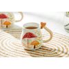 Gracie China Shop Magic Mist Mushroom 14oz Ceramic Mug, Regular