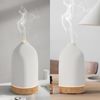 Sarini Ceramic Aroma Diffuser, White Essential Oil Diffuser, Aromatherapy Oil Diffuser, BPA Free, Suitable for Home and Office