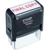 StampExpression - Final Copy Office Self Inking Rubber Stamp - Red Ink (A-5521)