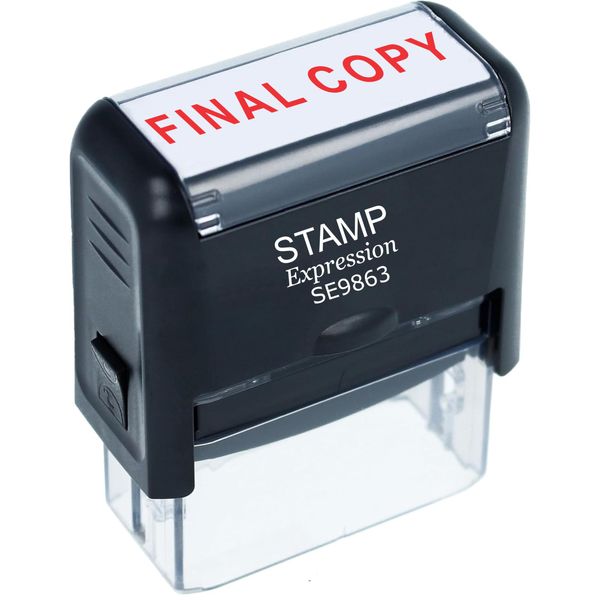 StampExpression - Final Copy Office Self Inking Rubber Stamp - Red Ink (A-5521)