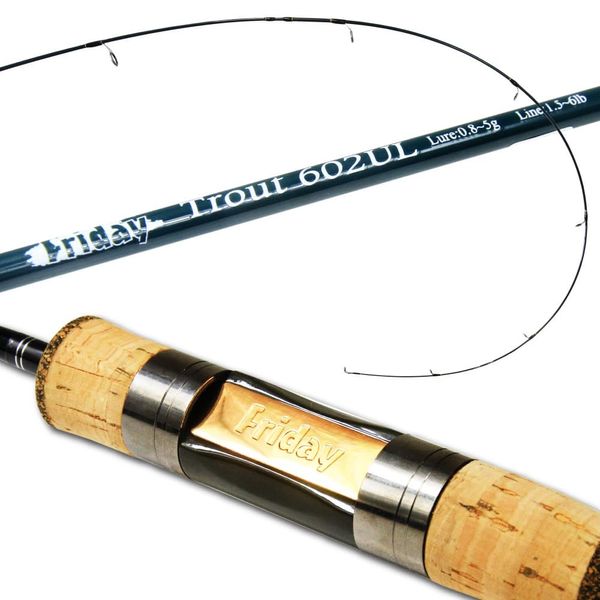 Ori-780360 Fishing Gear Area Trout Rod FRIDAY TROUT SPIN 602UL