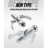 Flaconi Car Grease Gun Coupler,Grease Gun Fittings,Grease Gun Lock Nozzle,Straight Handle Supercharged Grease Gun,Locking Grease Gun Coupler,Compatible with All Standard Grease Guns
