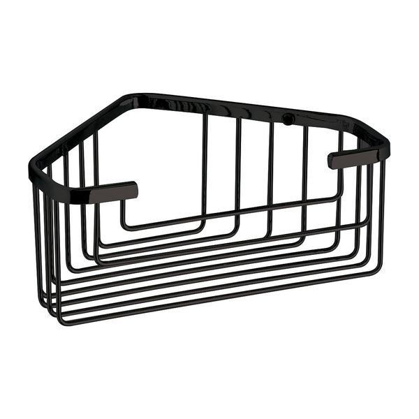 Gedy Bracket for Angle Objects, Stainless Steel, Matte Black, Angular